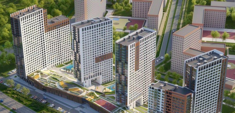 квартира г Екатеринбург ВИЗ ЖК «Новый ВИЗ» Площадь 1905 года, жилрайон фото 8