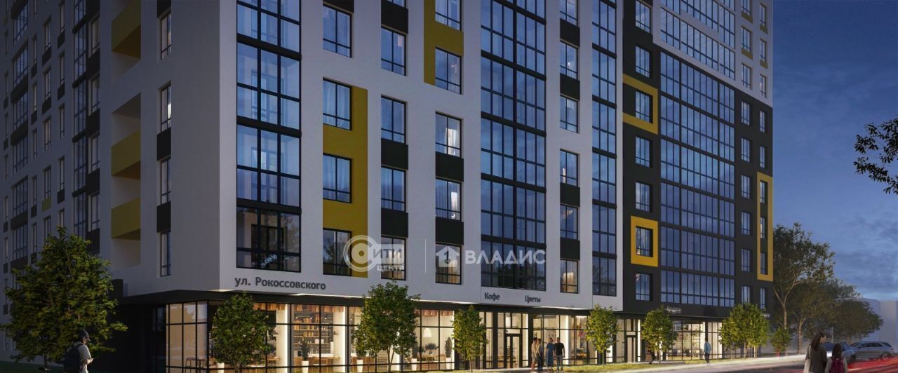 квартира г Воронеж р-н Железнодорожный ул Рокоссовского 47 фото 2