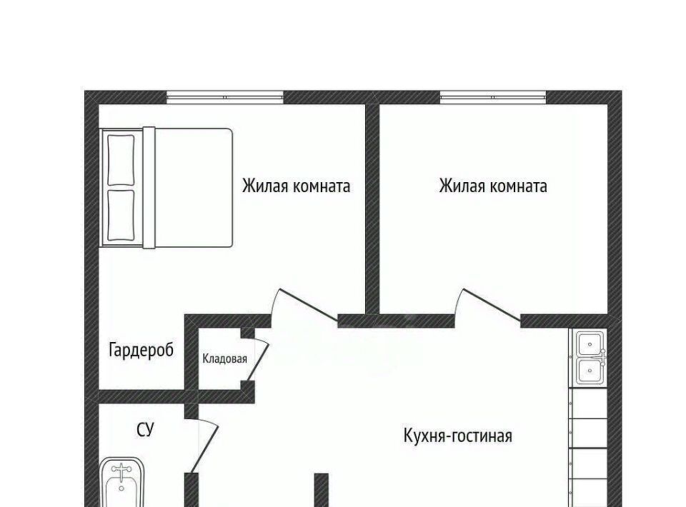 квартира г Краснодар п Знаменский ул Виноградная 2/1 р-н Карасунский фото 1