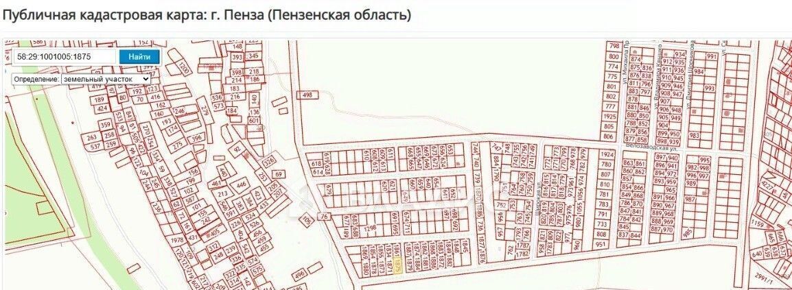 земля г Пенза р-н Октябрьский посёлок Совхоз Заря фото 3
