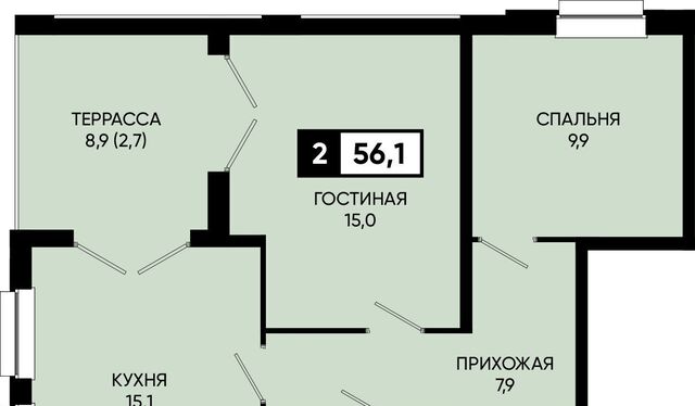 квартира п Аликоновка ул Рассветная фото