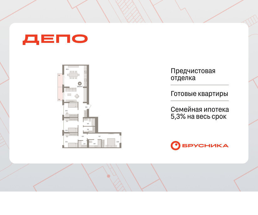 квартира г Екатеринбург р-н Железнодорожный Старая Сортировка ЖК Квартал Депо Проспект Космонавтов, жилой район Сортировочный фото 1