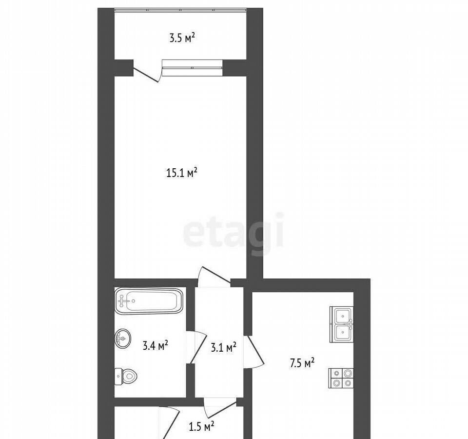 квартира г Севастополь пр-кт Героев Сталинграда 46 Крым фото 29