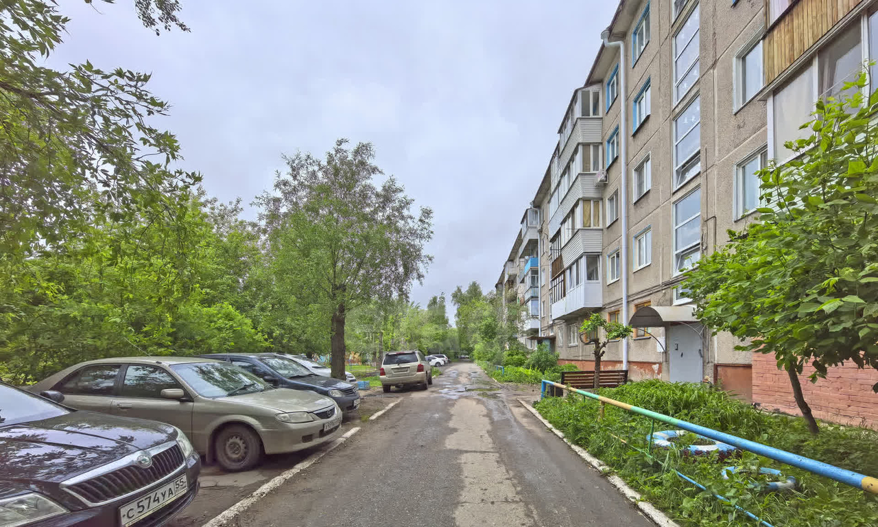 квартира г Омск п Чкаловский м-н, 75 Гвардейской бригады, 3 фото 24