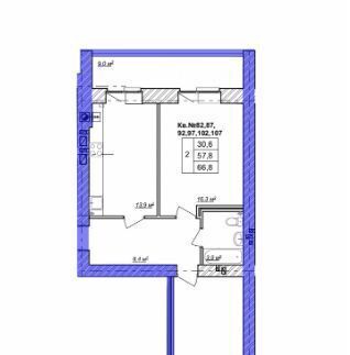 квартира г Кострома р-н Заволжский ул Радиозаводская 14 фото 10