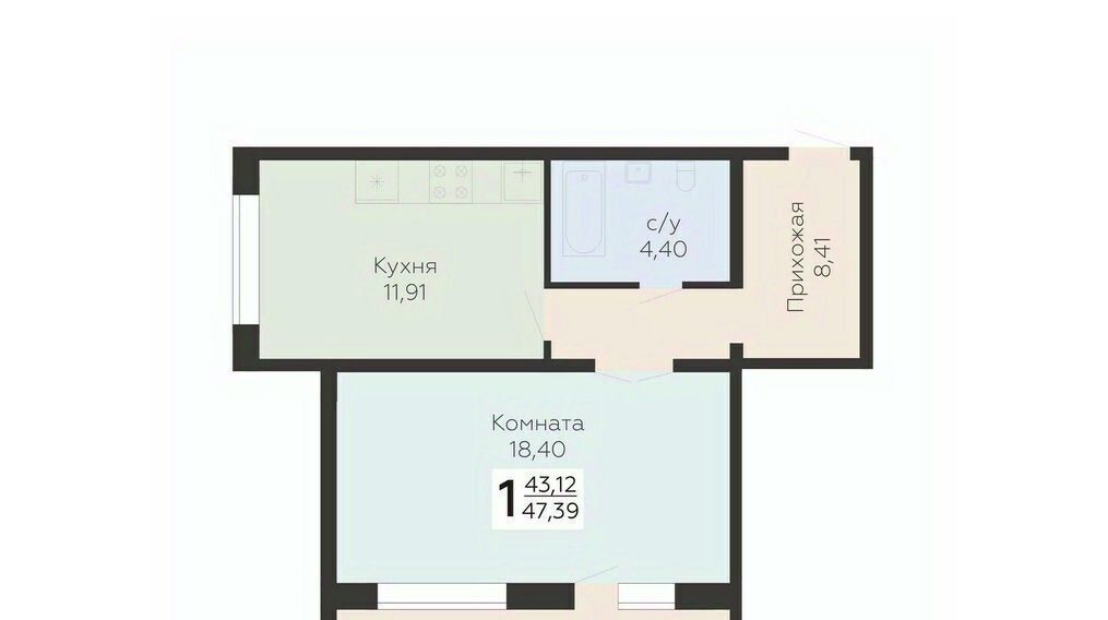 квартира г Самара п Мехзавод кв-л 3-й 8 Безымянка фото 1
