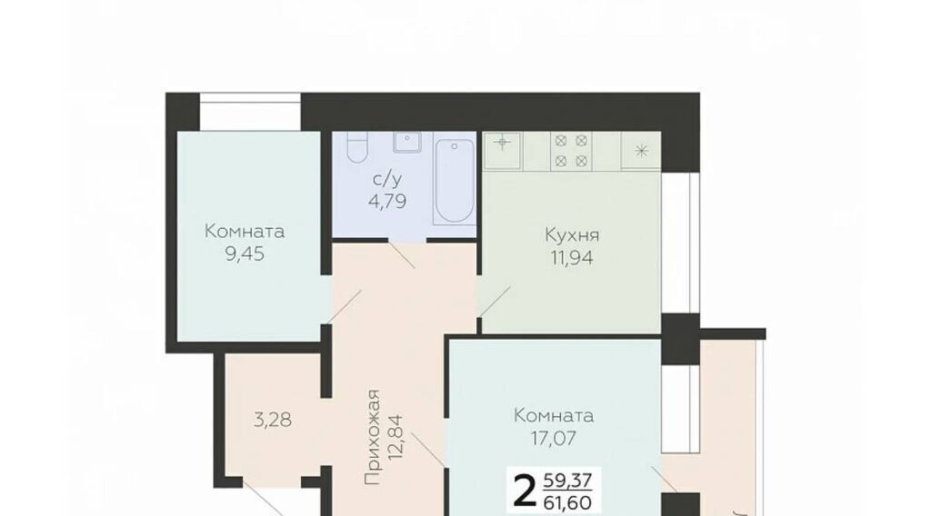 квартира г Самара п Мехзавод кв-л 3-й 8 Безымянка фото 1