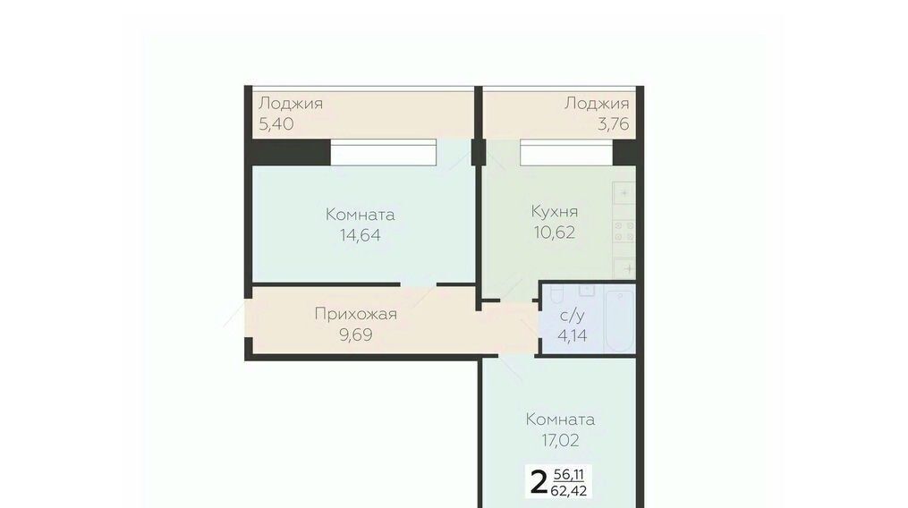 квартира г Самара п Мехзавод кв-л 3-й 8 Юнгородок фото 1