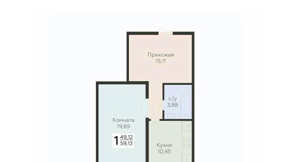 квартира г Самара п Мехзавод кв-л 3-й 8 Безымянка фото 1
