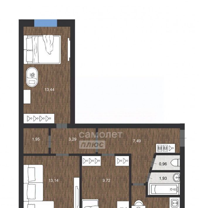 квартира г Димитровград ул Октябрьская 62 фото 4