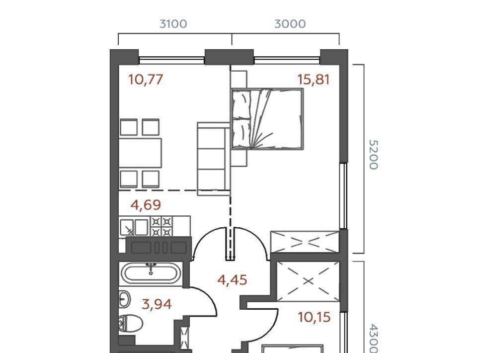 квартира г Иркутск р-н Октябрьский ул 6-я Советская 2 фото 1
