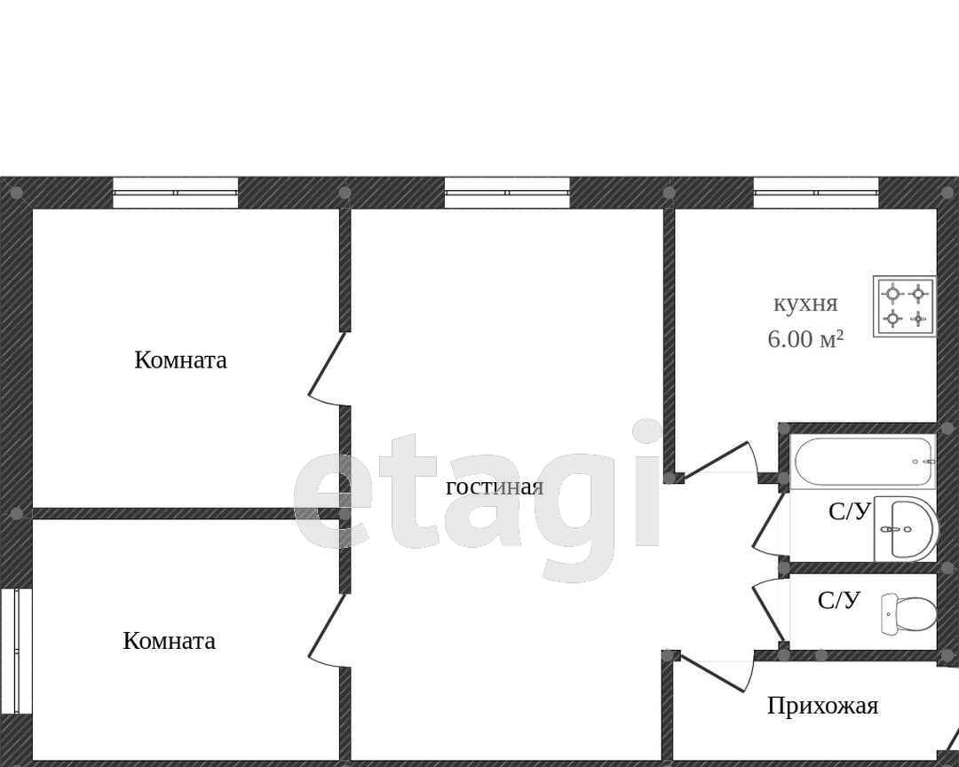 квартира г Миасс Машгородок ул Попова 3 фото 18