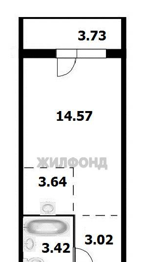 квартира г Новосибирск р-н Дзержинский пр-кт Дзержинского 32а жилой дом по пр. Дзержинского, 32А фото 11