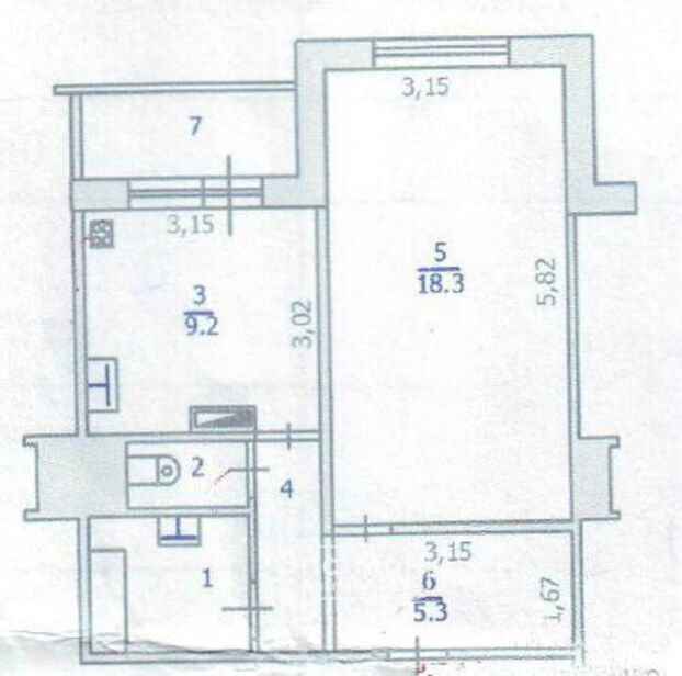 квартира г Курск р-н Сеймский ул Комарова 8б фото 4