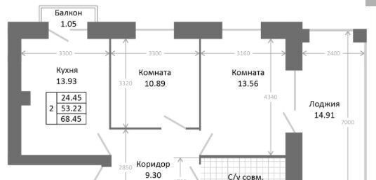 квартира г Ярославль р-н Заволжский ЖК «Клубный Дом» ул. Клубная/3-й Больничная/2-й Ляпинская, жилой дом фото 14