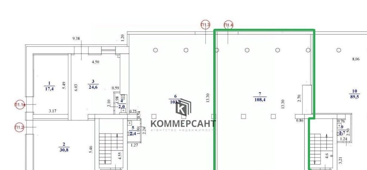 торговое помещение г Нижний Новгород Заречная пр-кт Ленина 31 фото 4