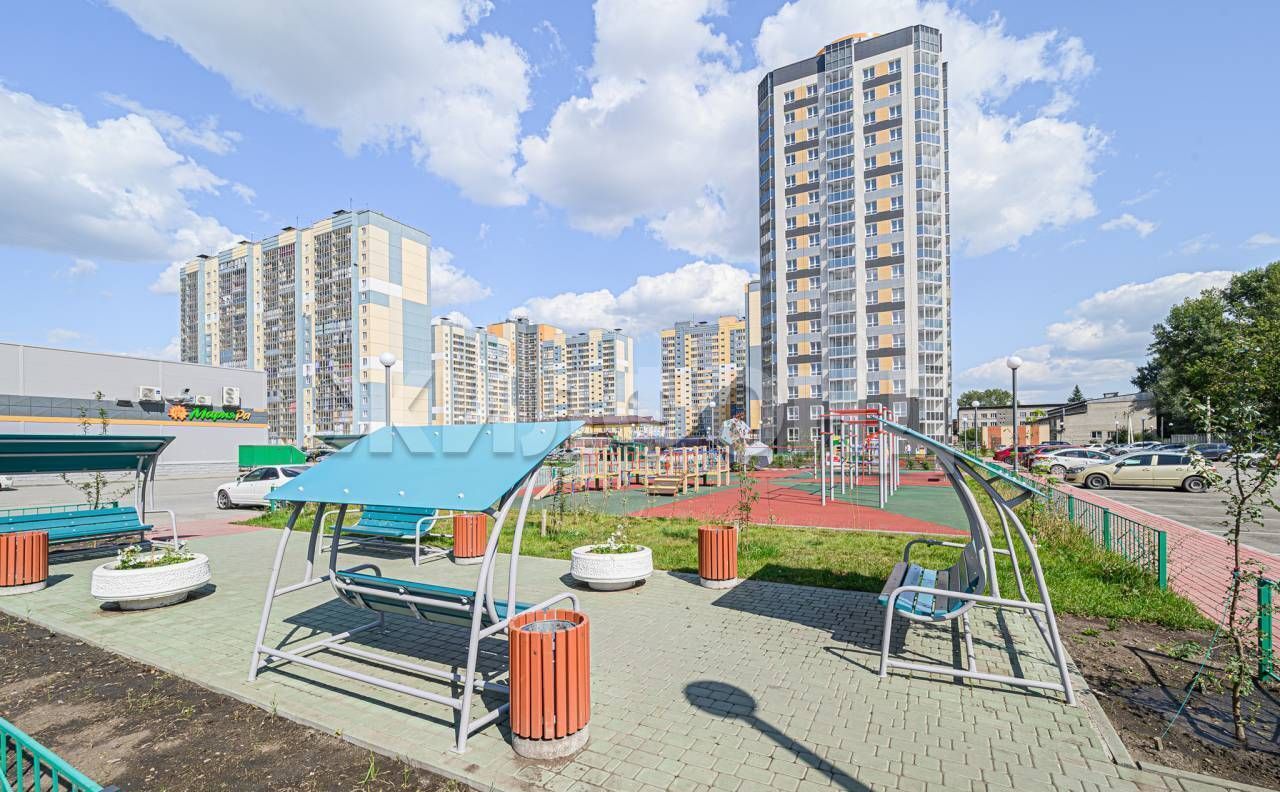 квартира г Новосибирск метро Площадь Гарина-Михайловского р-н Ленинский ул Междуреченская 3 Квартал у реки «Аквамарин» фото 35
