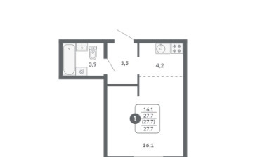 квартира г Глазов ул Ленина 21 фото 1