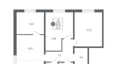 квартира г Глазов ул Ленина 21 фото 1