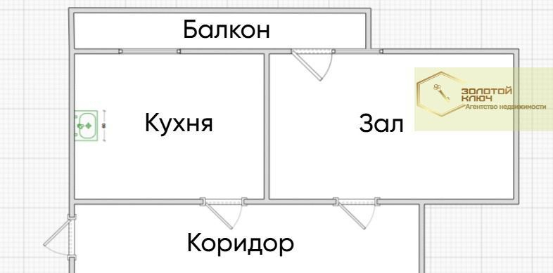 квартира г Димитровград пр-кт Димитрова 8 фото 3
