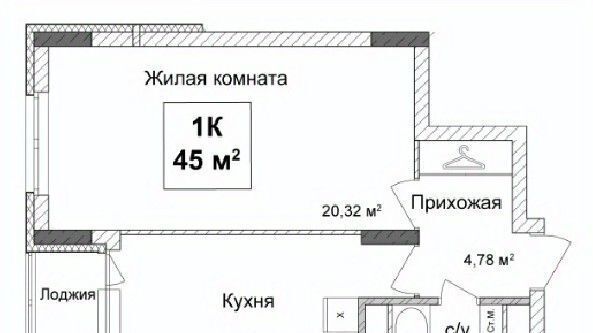 квартира г Нижний Новгород п Высоково Горьковская ЖК «Подкова на Ванеева» жилрайон фото 1