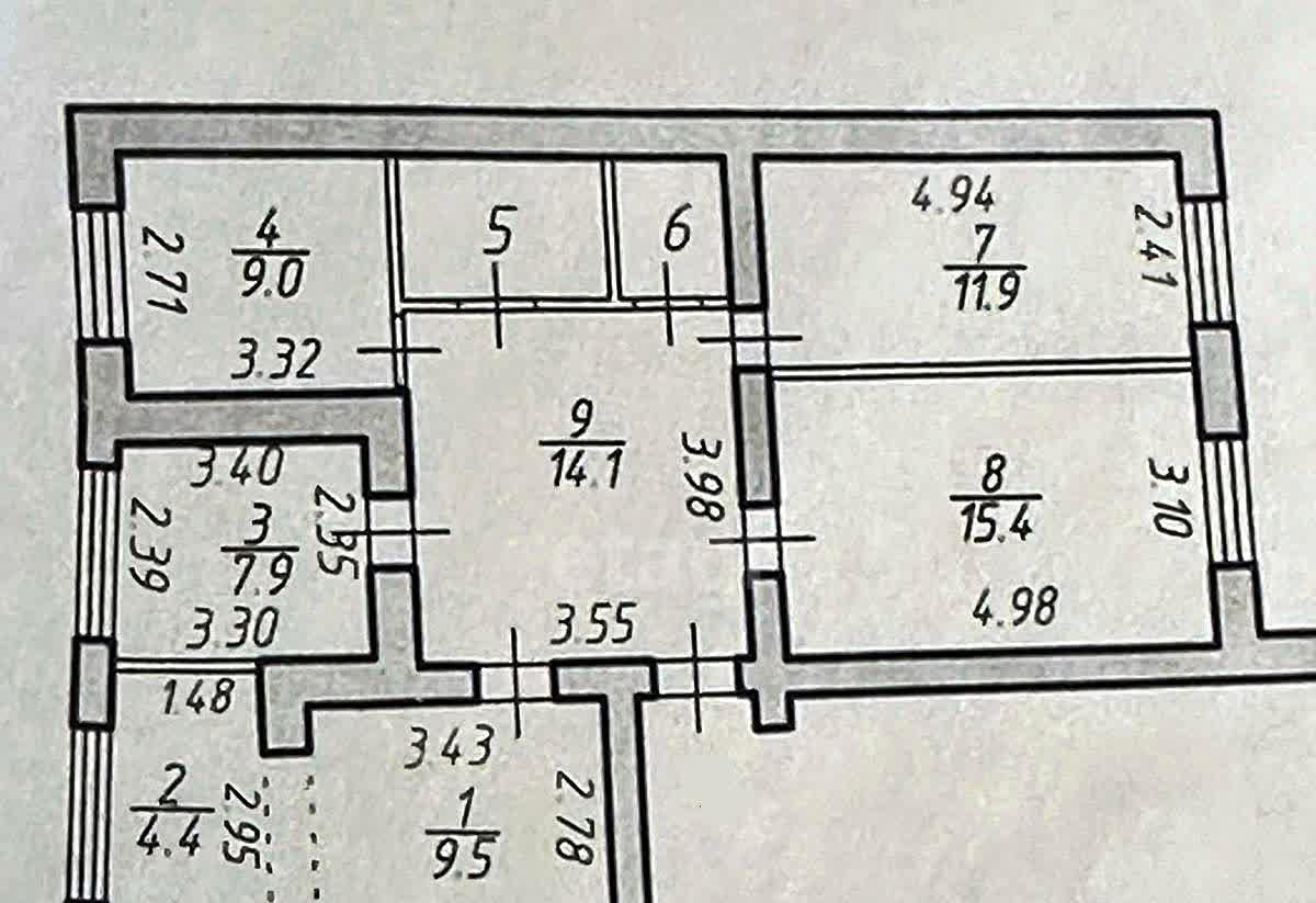 квартира г Ставрополь р-н Ленинский Мамайка ул Куйбышева 46а 8-й м-н фото 12