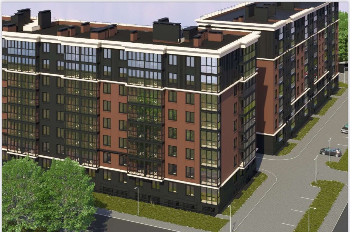 квартира г Калининград р-н Московский ул. Толстикова, д. 36, корп. 2 фото 18