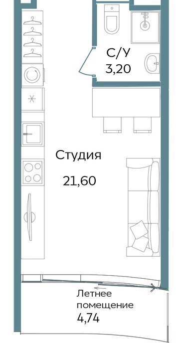 квартира г Саки TEMPO курортный кластер Темпо фото 1