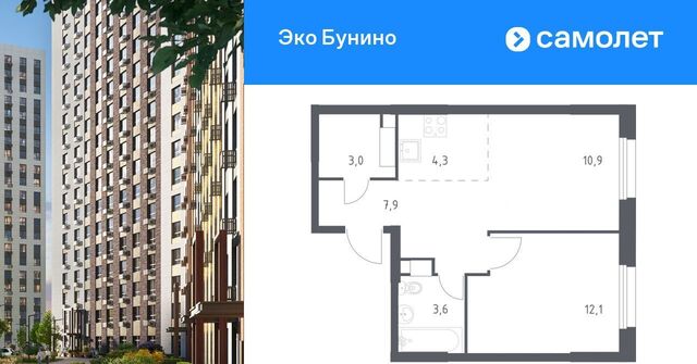 ЖК «ЭкоБунино» метро Бунинская аллея Эко Бунино жилой комплекс, 15 фото