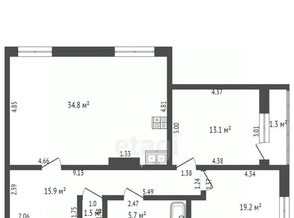 квартира г Саранск р-н Ленинский пр-кт Ленина 23а фото 1