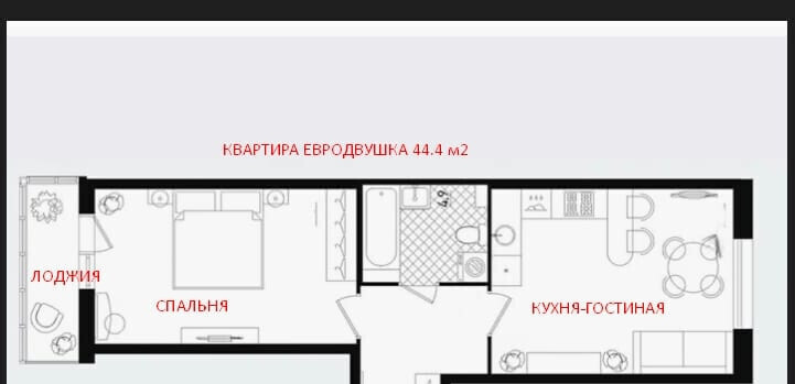 квартира г Видное б-р Зеленые аллеи 10 ЖК Зелёные Аллеи фото 1