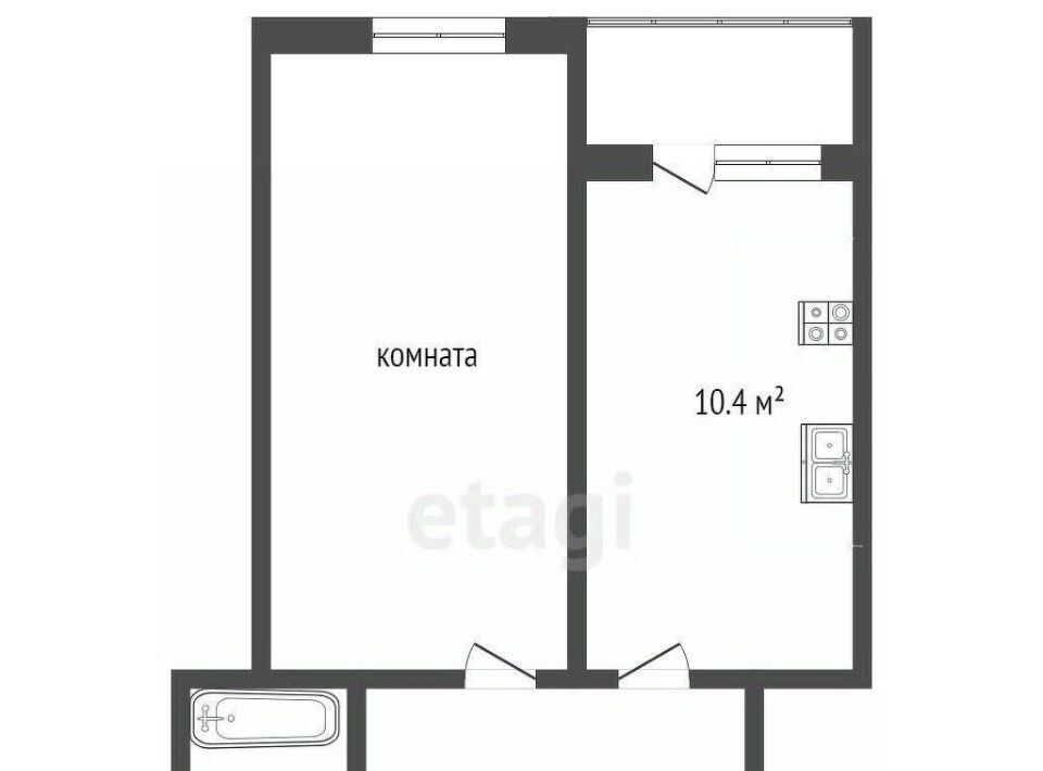 квартира г Батайск ул Ушинского 29ак/3 фото 1