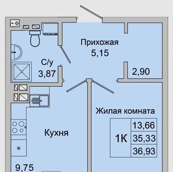 квартира г Батайск ул Булгакова 11 фото 1