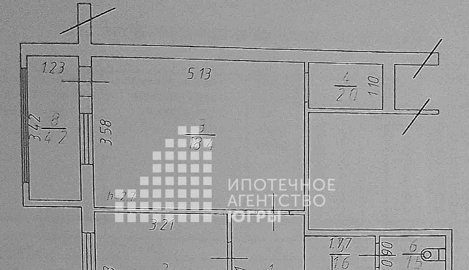 квартира г Ханты-Мансийск п Учхоз ул Молодежная 3 фото 15