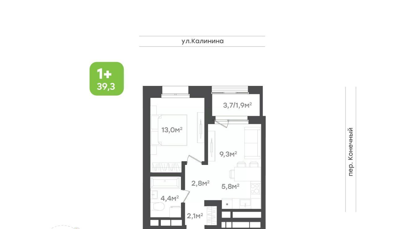 квартира г Хабаровск р-н Центральный ул Калинина фото 1