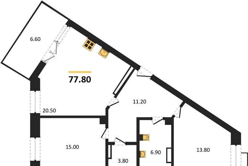квартира г Севастополь ул Маячная 1г Крым фото 2