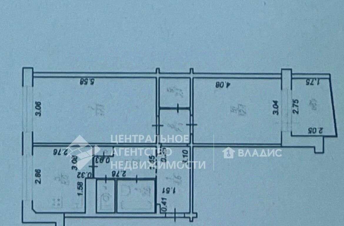 квартира г Рязань р-н Московский проезд 1-й Тракторный 8 фото 2