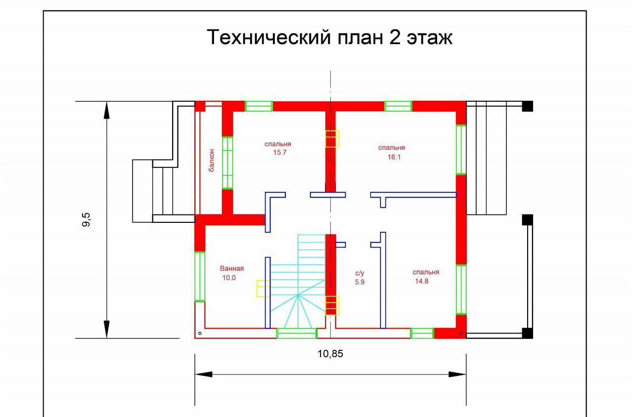 дом г Тула р-н Привокзальный Осенняя ул, пос. Новый фото 38
