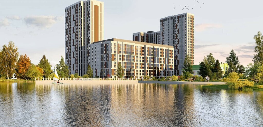 квартира г Екатеринбург Ботаническая Уктус жилой комплекс Ривер Парк фото 9