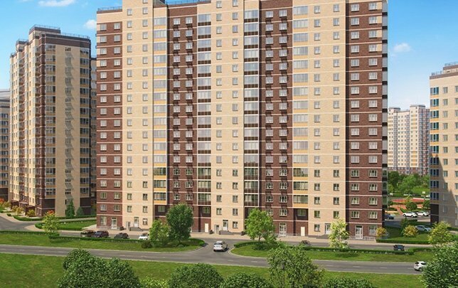 квартира г Люберцы микрорайон Зенино ЖК Самолёт, Вертолётная улица, 46, Некрасовка фото 17