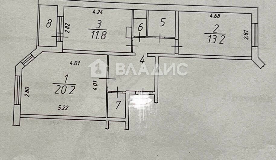 квартира г Красногорск ул Спасская 4 Пенягино фото 15