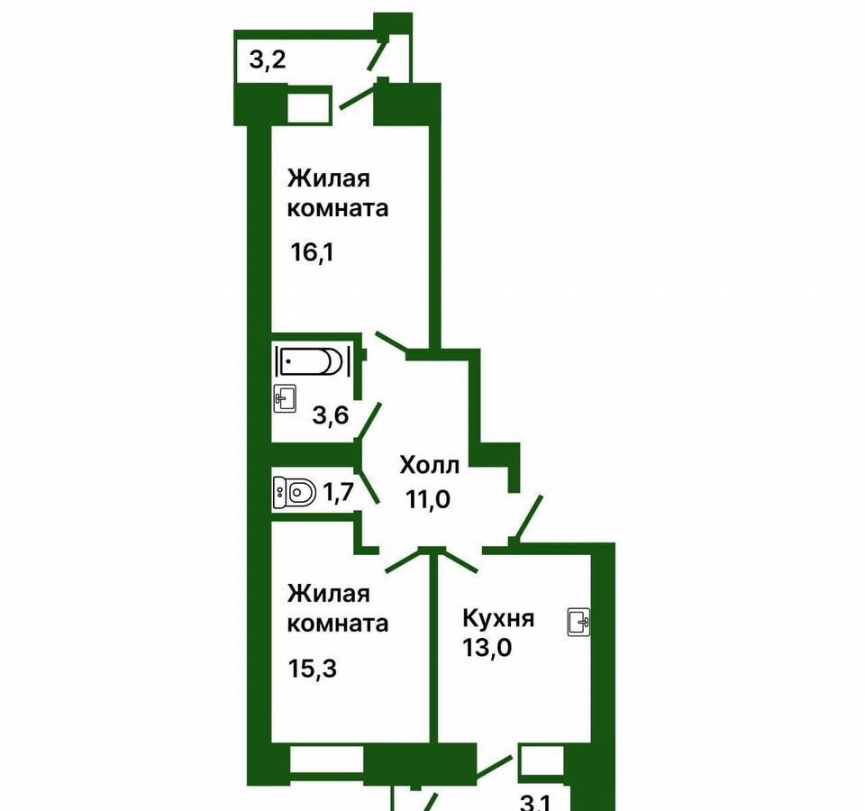 квартира г Благовещенск ул Железнодорожная 4/3 фото 10
