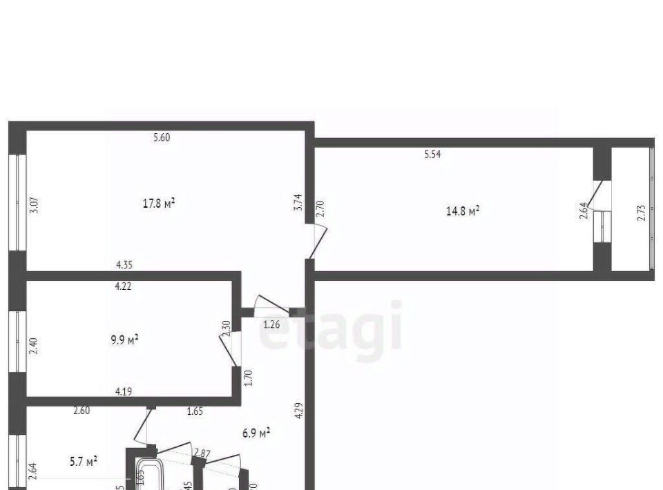 квартира г Стерлитамак ул Дружбы 60 фото 2