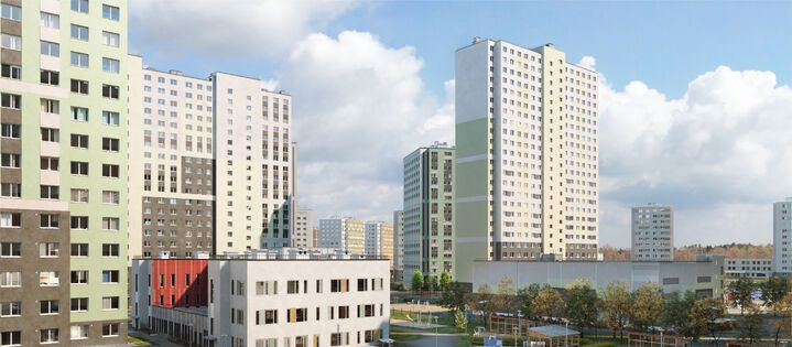 квартира г Санкт-Петербург Полюстрово ул Пахомовская 16 к 1 ст 1 фото 2
