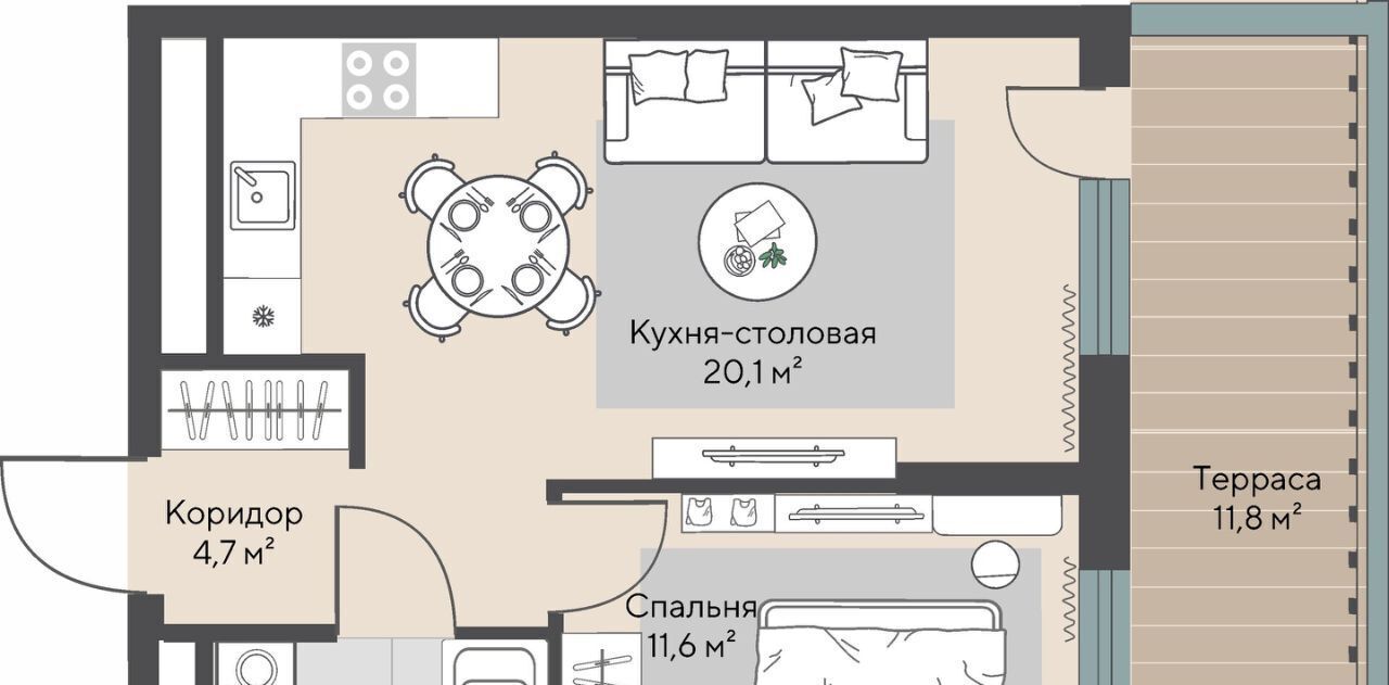квартира г Екатеринбург Эльмаш ЖК Изумрудный Бор Проспект Космонавтов, жилрайон фото 1