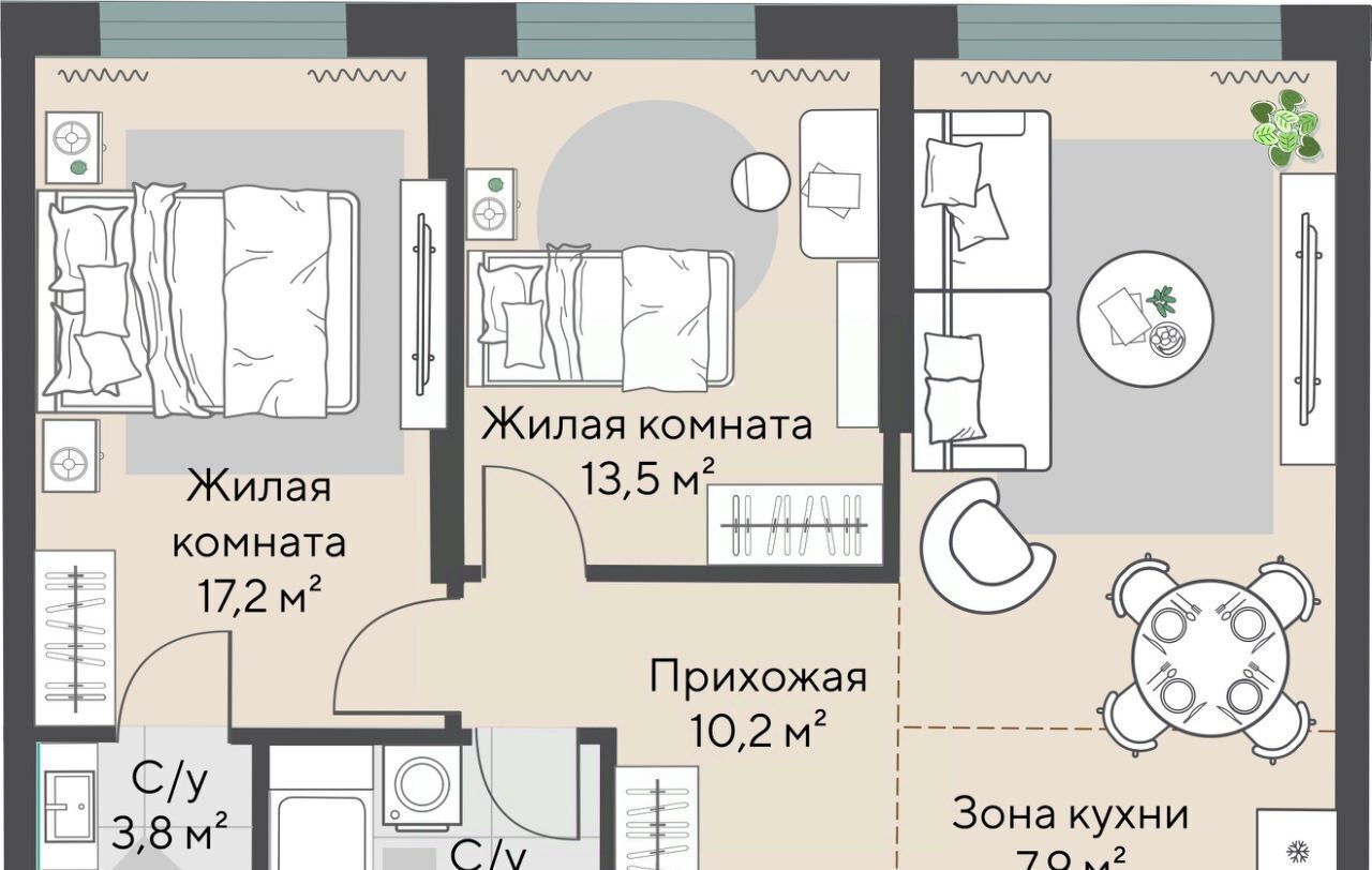 квартира г Екатеринбург Геологическая Парковый Никольский жилой комплекс фото 1