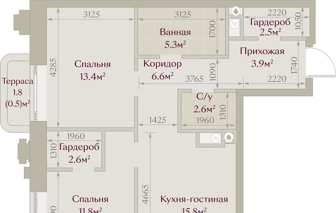 квартира г Казань метро Площадь Тукая пер Щербаковский 5 фото 3