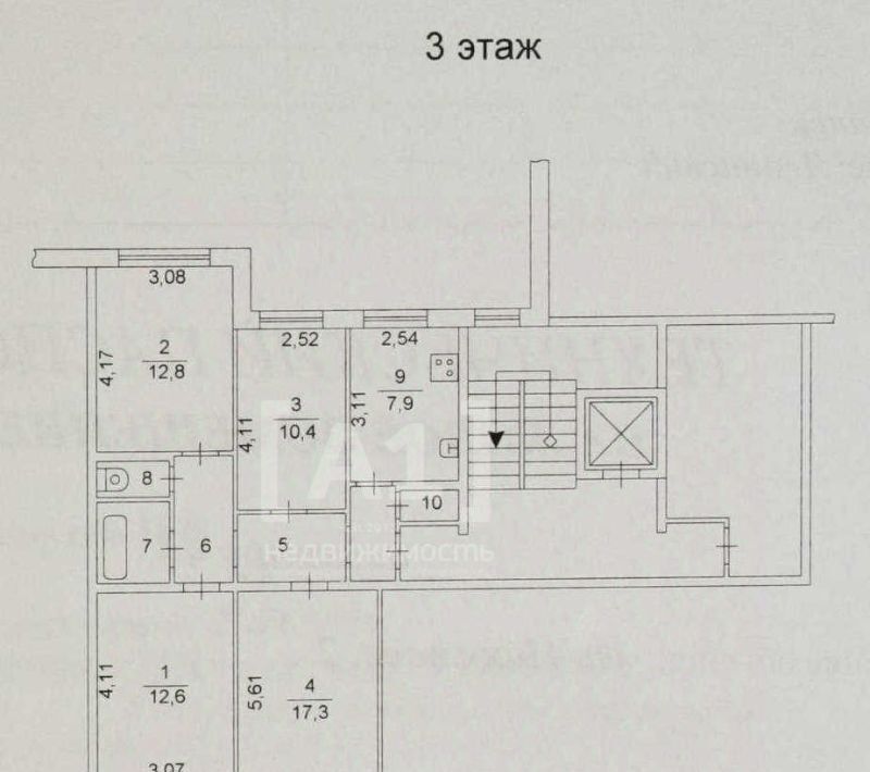 квартира г Челябинск р-н Ленинский ул Нахимова 2 фото 2