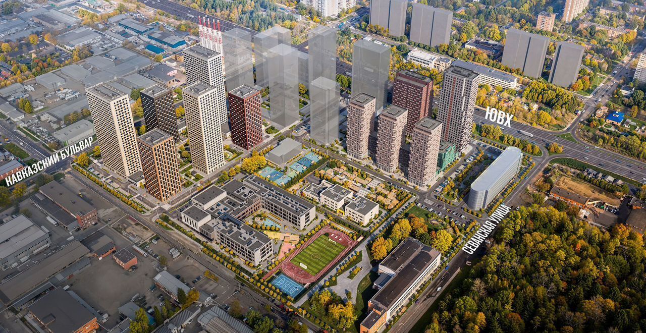 квартира г Москва метро Кантемировская б-р Кавказский з/у 51/3, корп. 3. 2 фото 1