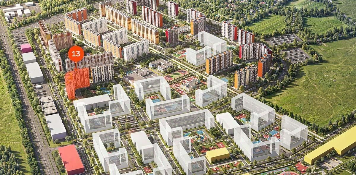 квартира г Домодедово Домодедово Парк жилой комплекс, к 13, Домодедовская фото 4
